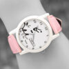 Nika-Womens-Analog-Watch-–-Pink-Dial-Lightweight-Plastic-Case-Faux-Leather-Strap-Elegant-Feminine-Design-for-Casual-Daily-Wear-2
