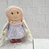 Thumbnail 3: Islamic Standing Praying Doll | Cloth Fabric Toy with Fixed Colorful Floral Dress, Hijab, Prayer Veil & Mat