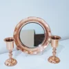 Persian-Copper-Haft-Sin-Set-with-Brass-Base-–-Mirror-Candle-Holders-Bowls-Nano-Coated-Decorative-Set-3