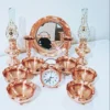 Persian-Copper-Haft-Sin-Set-with-Brass-Base-–-Mirror-Candle-Holders-Bowls-Nano-Coated-Decorative-Set-5