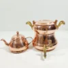 Persian Copper Kettle and Teapot Set – 5L Traditional Design, Nano Coated and Hammered Finish5
