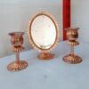 Persian-Copper-Mirror-Candle-Holder-Set-–-3‑Piece-Traditional-Haft‑Sin-Decor-1