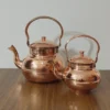 Persian Copper Teapot and Kettle Set – 1.5L Capacity with Traditional Design, Ideal for Tea Lovers