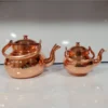 Persian Copper Teapot and Kettle Set – 1.5L Capacity with Traditional Design, Ideal for Tea Lovers3