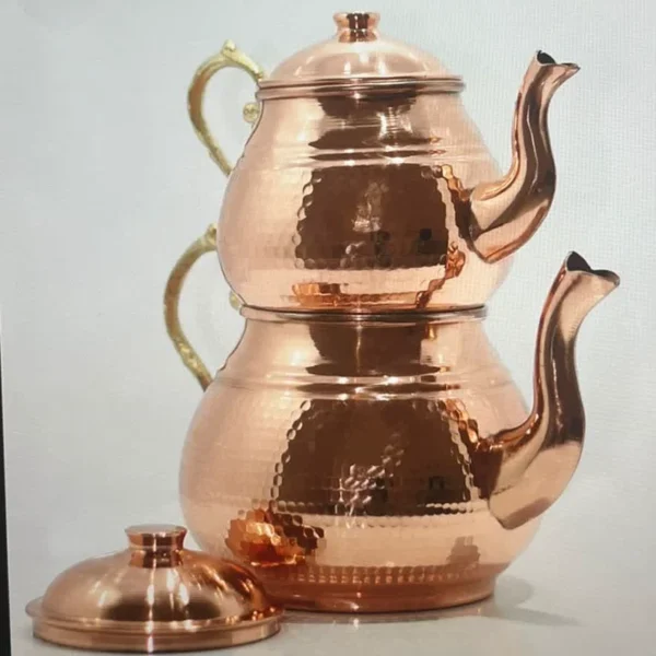 Persian Copper Teapot and Kettle Set – Nano Coated, Premium Quality, Ideal for Tea Brewing