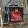Thumbnail 5: Persian Leather Shoulder Bag with Balochi Embroidery – Elegant Ethnic Design for Special Occasions