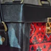 Thumbnail 6: Persian Leather Shoulder Bag with Balochi Embroidery – Elegant Ethnic Design for Special Occasions