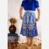 Pleated-Midi-Satin-Skirt-with-Persian-Tilework-Motifs-in-Turquoise-and-Blue-2