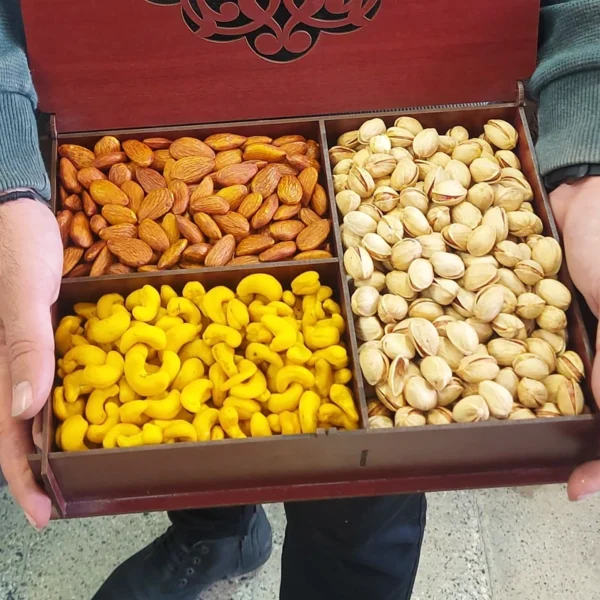 Premium Mixed Nuts in Elegant Wooden Box – Perfect for Gifting and Special Occasions