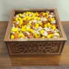 Premium Wooden Nut Gift Box – A Delightful Mix of Pistachios, Cashews, and Almonds