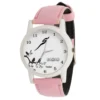 Sahar-Womens-Analog-Watch-–-Pink-Dial-Lightweight-Plastic-Case-Faux-Leather-Strap-Elegant-Everyday-Wear-1