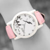 Sahar-Womens-Analog-Watch-–-Pink-Dial-Lightweight-Plastic-Case-Faux-Leather-Strap-Elegant-Everyday-Wear3