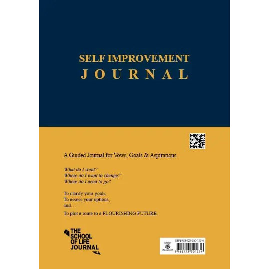 Self-Improvement Journal: A guided journal for vows, goals and aspirations by The School of Life (Farsi)