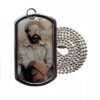 Thumbnail 5: Shahid Mostafa Chamran Commemorative Dog Tag with Stainless Steel Chain – Custom Back Engraving