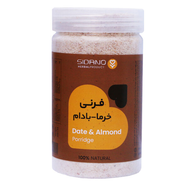 Sidano Almond & Date Porridge – Nutritious Organic Powder, 300 g