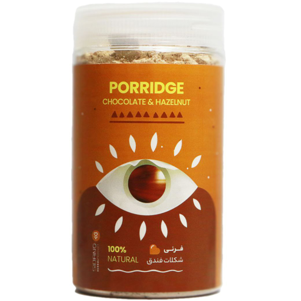 Sidano Hazelnut & Cocoa Porridge – Nutritious Organic Powder, 280 g