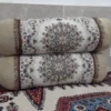 Single Traditional Cream Round Backrest Pillow – Persian Traditional Design (1)
