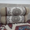 Single Traditional Cream Round Backrest Pillow – Persian Traditional Design (2)
