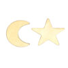 Stainless-Steel-Moon-Star-Stud-Earrings-–-Asymmetric-Minimal-Golden-Pair-1