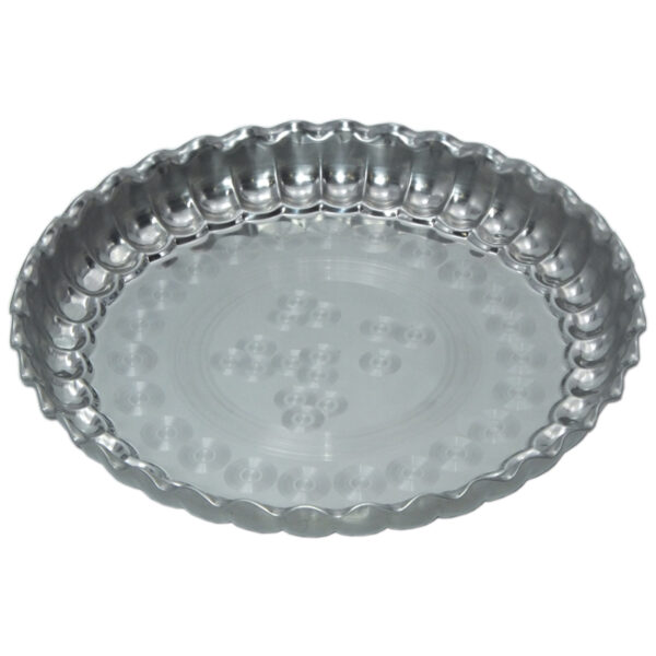 Stainless-Steel-Round-Serving-Tray-–-29-cm-Polished-Durable-for-Everyday-Meals-1