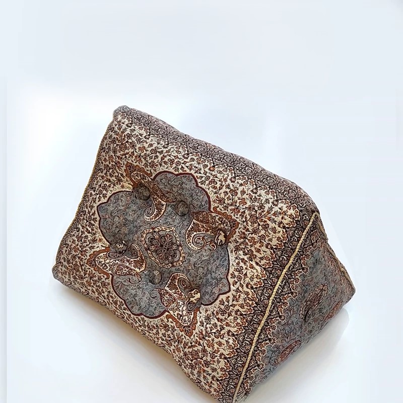 Termeh Triangle Backrest Pillow – Persian Floor Cushion