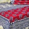 Traditional-Iranian-Tablecloth-for-4-–-Red-Printed-Design-on-Hazaan-Fabric-Perfect-for-Dining-and-Special-Occasions