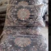 Traditional Persian Floor Cushion Set – 5-Piece Shahneshin with Mattress, 2 Square & 2 Round Pillows (2)