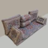 Traditional Termeh Backrest Set – 7-Piece Handcrafted Shahneshin Floor Seating from Yazd (1)