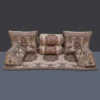 Traditional Termeh Backrest Set – 7-Piece Handcrafted Shahneshin Floor Seating from Yazd (3)