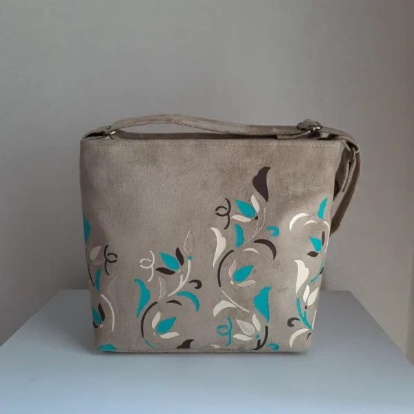Womens-Fabric-Shoulder-Bag-Featuring-Floral-Hand-Painted-Details-and-Practical-Everyday-Structure