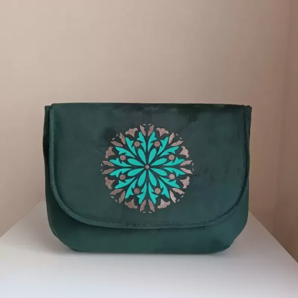 Womens-Fabric-Shoulder-Bag-–-Hand-Painted-Traditional-Islimi-Design-with-Internal-Pockets-for-Daily-Essentials