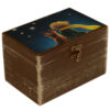 Thumbnail 3: Wooden Handcrafted Gift Box with The Little Prince Pattern