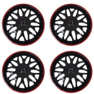 Sport-Style 13-Inch Wheel Cover Hubcap Suitable for Kia Pride – Teardrop Spoke Design Set of 4