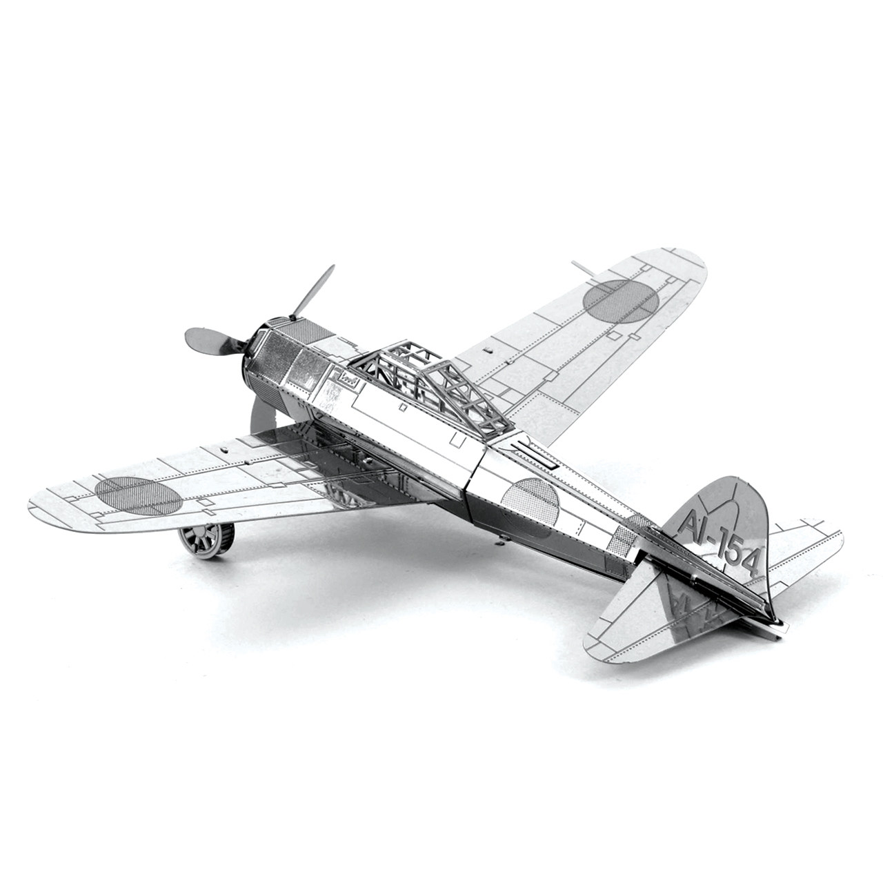 3D Metal Puzzle Construction Kit – Mitsubishi Aircraft Model (Build-It-Yourself Assembly Puzzle)