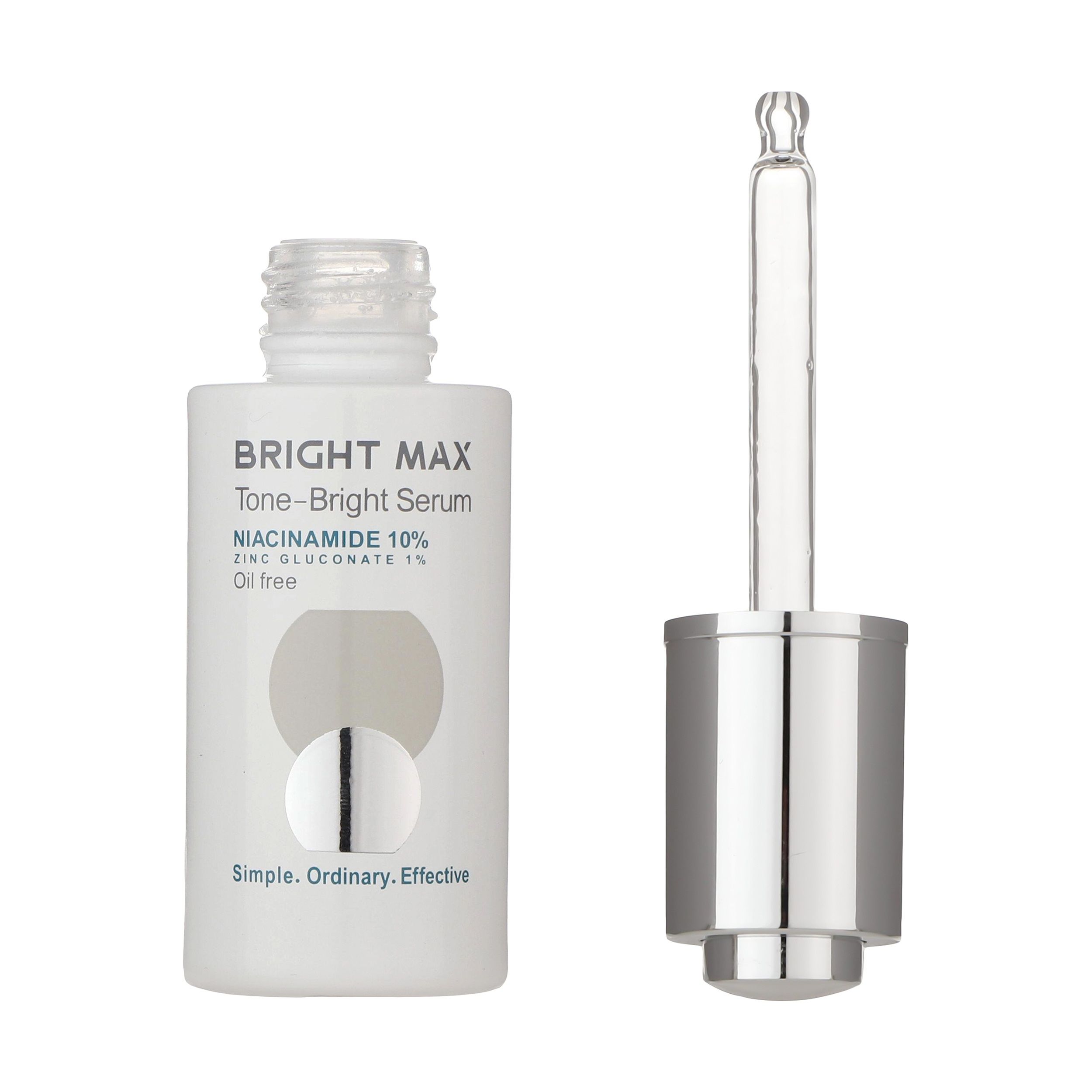 Bright Max Tone Bright Niacinamide 10% Serum – 30ml (Niacinamide, Hyaluronic Acid, Anti-Aging, Oil Control)