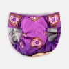 Dog Diaper – XS Size, Purple with Colorful Donut Design