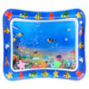 Inflatable Baby Aquarium Water Play Mat – Nemo Ocean Sensory Tummy Time Pad with Floating Sea Shapes