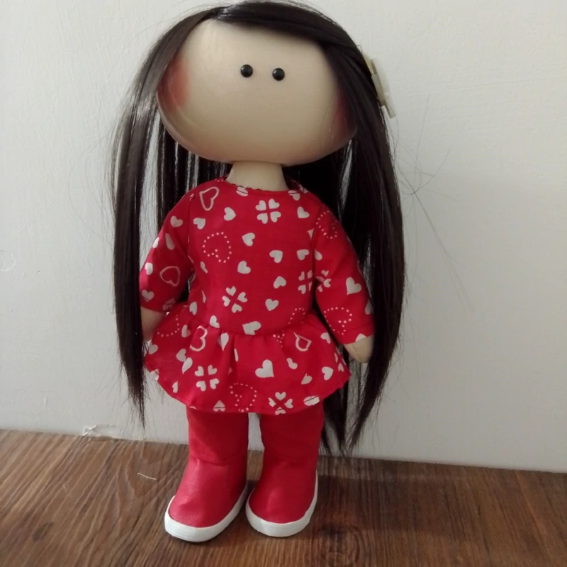 Islamic Doll “Zahra” | Cloth Fabric Toy with Removable Dress, Hijab, Shoes, Prayer Veil & Mat | Gift for Taklif Hadiyah