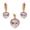 Half‑Set-of-Earrings-Pendant-Necklace-with-Crystal-Heart-Design-in-Gold‑Tone-Steel-2