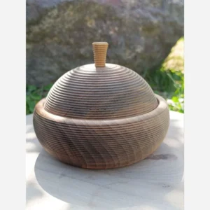 Ceramic Sugar Bowl with Lid Artistic Style Gol & Morgh