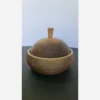 Handcrafted-Walnut-Wood-Chocolate-Sugar-Bowl-–-Grooved-Wooden-Jar-for-Serving-Entertaining-5
