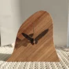 Handcrafted-Walnut-Wood-Rectangular-Clock-with-Wooden-Hands-–-Silent-Desk-Clock-for-Home-Haft‑Sin-1