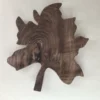 Handcrafted-Walnut-Wood-Serving-Platter-with-Maple-Leaf-Design-–-Wooden-Food-Snack-Presentation-Board-5