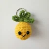 Handmade-Crochet-Mini-Pineapple-Keychain-–-Lightweight-Yarn-Accessory-for-Keys-and-Bags
