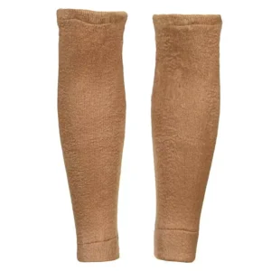 Stretchable Camel Wool Leg Warmers – Natural Thermal Support for Calf & Knee Warmth