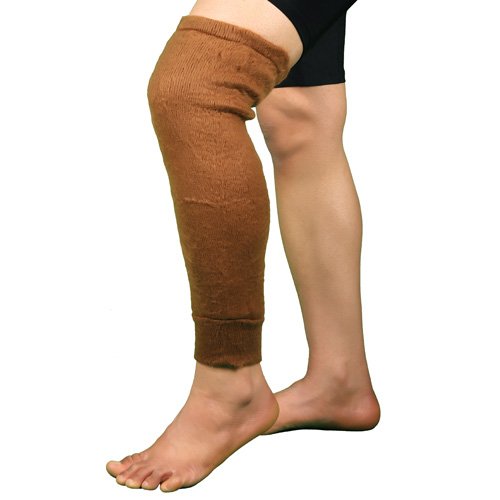 Stretchable Camel Wool Leg Warmers – Natural Thermal Support for Calf & Knee Warmth