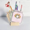 1405-Desk-Calendar-Pink-Mason-Jar-Stationery-Design-–-Wooden-Base-with-Washable-Sheets2