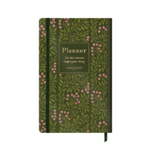 1405 Persian Planner with Pink Blossom Design – Daily & Weekly Organizer