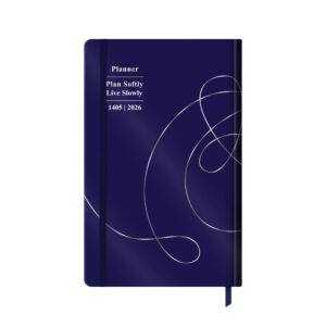 1405 Persian Daily Planner Calendar A5 – Spiral Bound, Separate Pages for Each Day, Including Weekends