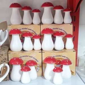 Set of Ceramic Salt & Pepper Shakers Pink